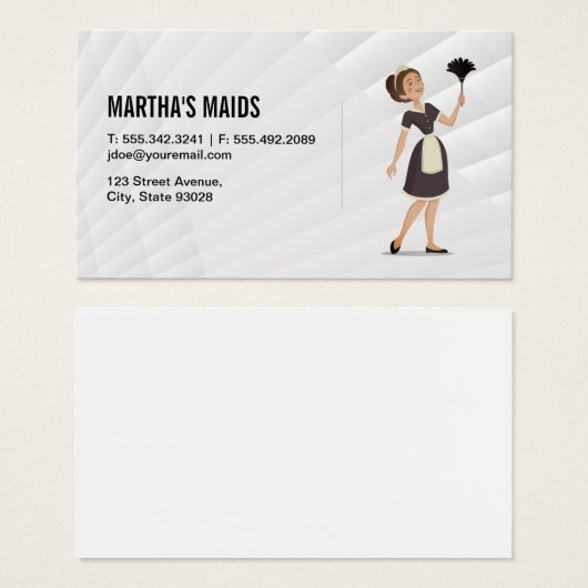 Maid Cleaner mit Duster (Vorne & Hinten)