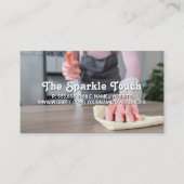 Maid Cleaning Office Visitenkarte (Vorderseite)