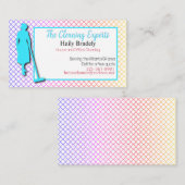 Maid Colorful Business Card Visitenkarte (Vorne/Hinten)