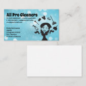 Maid Juggling Reinigungsmittel Visitenkarte (Vorne/Hinten)