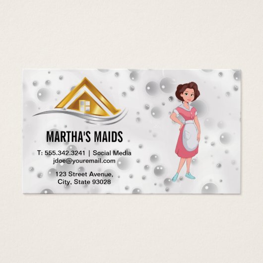 Maid | Logo des Hauses | Seifenblasen-Suiten (Vorderseite)