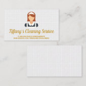 Maid-Logo | Liefersymbole | Bath Tiles Visitenkarte (Vorne/Hinten)