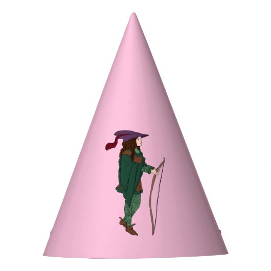 Maid Marian Party Hat Partyhütchen (Vorderseite)