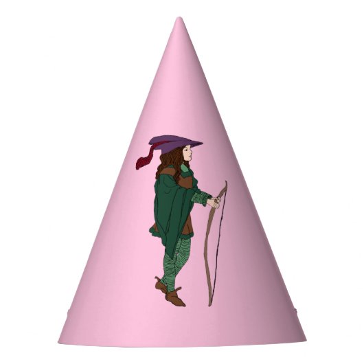 Maid Marian Party Hat Partyhütchen (Vorderseite)