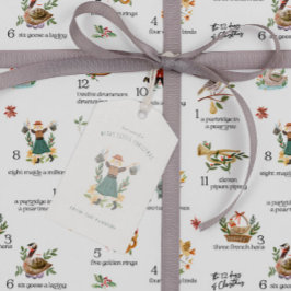 Maid Milking | 12 Weihnachtsfeiertag Geschenkanhänger