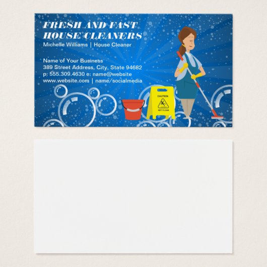 Maid Mopping | Saubere Seifenblasen (Vorne & Hinten)