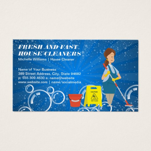 Maid Mopping | Saubere Seifenblasen (Vorderseite)