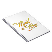 Maid Of Ehre Notizblock (Rechte Seite)