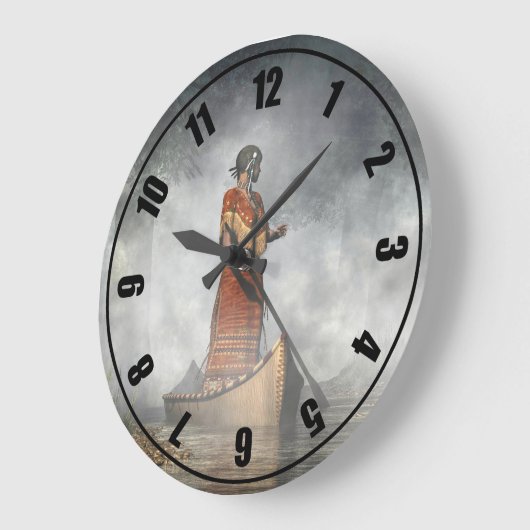 Maid of the Mist Große Wanduhr (Winkel)