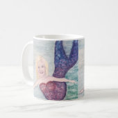 Maid Painting Illustration Kaffeetasse (Vorderseite Links)
