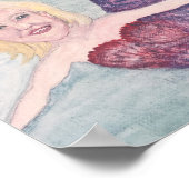 Maid Painting Illustration Poster (Ecke)