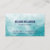 Maid | Reinigungs-Icons | ZUHAUSE Visitenkarte (Rückseite)