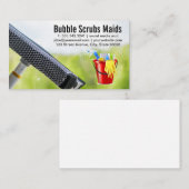 Maid | Reinigungsfenster Visitenkarte (Vorne/Hinten)