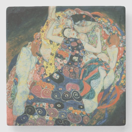Maiden, 1913 (Öl auf Leinwand) Steinuntersetzer (Vorderseite)
