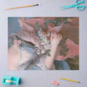 Maiden aus dem 18. Jahrhundert Seidenpapier (Basteln)