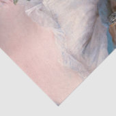 Maiden aus dem 18. Jahrhundert Seidenpapier (Detail)