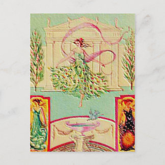 Maiden Goddess Athena Postkarte