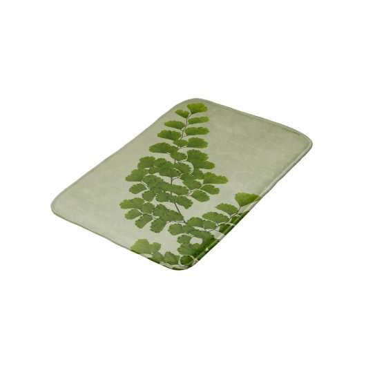 Maiden Hair Fern Frond Badematte (Schrägansicht)