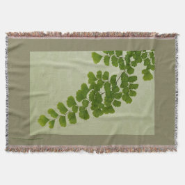 Maiden Hair Fern Frond Decke