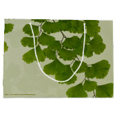 Maiden Hair Fern Frond Große Geschenktüte (Rückseite)