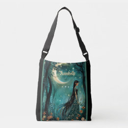 Maiden in der Moonlight Crossbody Tote Bag Tragetaschen Mit Langen Trägern