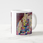 Maiden (Jungfrau), Gustav Klimt, Vintager Jugendst Jumbo-Tasse (Vorderseite Rechts)