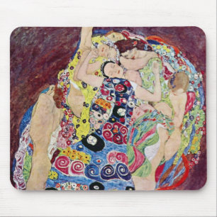 Maiden (Jungfrau), Gustav Klimt, Vintager Jugendst Mousepad