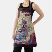 Maiden (Jungfrau), Gustav Klimt, Vintager Jugendst Schürze (InSitu)