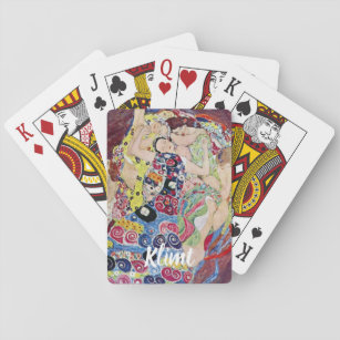 Maiden (Jungfrau), Gustav Klimt, Vintager Jugendst Spielkarten