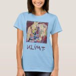 Maiden (Jungfrau), Gustav Klimt, Vintager Jugendst T-Shirt<br><div class="desc">Der Maiden (auch bekannt als die Jungfrau) (1913) von Gustav Klimt ist ein Vintages Viktorianisches Jugendstil-Portraitbild. Mehrere Frauen gähnen,  strecken und schlafen in einem Bett,  das mit bunten Mosaikmustern bedeckt ist. Über den Künstler: Gustav Klimt (1862-1918) war ein österreichischer Symbolik-Maler und einer der prominentesten Mitglieder der Wiener Jugendstil-Bewegung.</div>