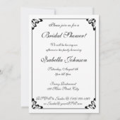 Maiden (Jungfrau), Klimt, Jugendstil-Brautparty Einladung (Rückseite)