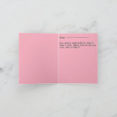 Maiden Playing Harp by the Lake (Danke) Dankeskarte (Innenseite)