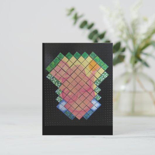 Maiden Postkarte (Stehend Vorderseite)