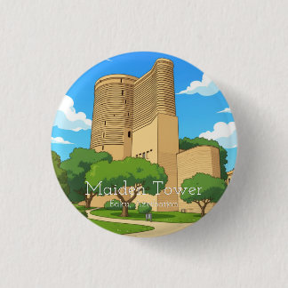 Maiden Tower, Baku Aserbaidschan Button