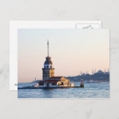 Maiden Tower in Istanbul Postkarte (Vorne/Hinten)