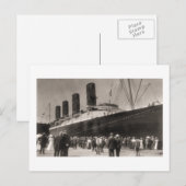 Maiden Voyage of RMS Lusitania, 13. September 1907 Postkarte (Vorne/Hinten)