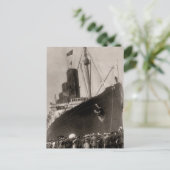 Maiden Voyage of RMS Lusitania, 13. September 1907 Postkarte (Stehend Vorderseite)