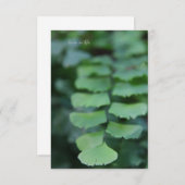 Maidenhaar nach oben nah mitteilungskarte (Vorne/Hinten)