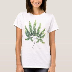 Maidenhair Farn-Großdruck T-Shirt