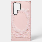 Maiden's Dream Cherry Blossom Lace Oval Phone Case Samsung Galaxy Hülle (Rückseite)