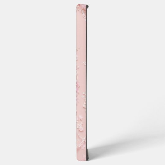 Maiden's Dream Cherry Blossom Lace Oval Phone Case Samsung Galaxy Hülle (Linke Seite)