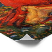 Maidens picking Flowers by a Stream by Waterhouse Poster (Ecke)