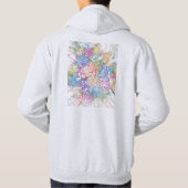 Maiduguri Nigeria City Map Hoodie (Rückseite)