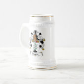 Maier Familienwappen Bierglas (Vorderseite Links)