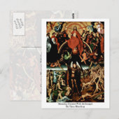 Maiestas Domini mit Erzengel von Hans Memling Postkarte (Vorne/Hinten)