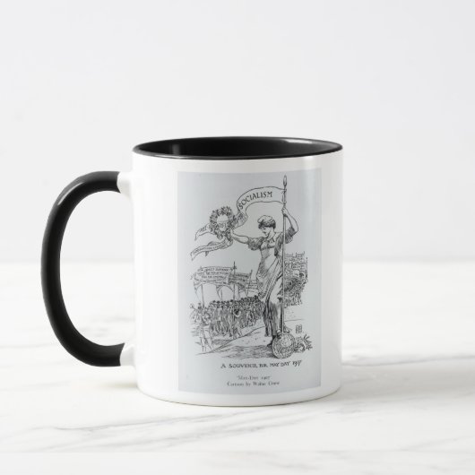 Maifeiertag, 1907 tasse (Links)
