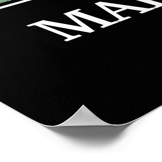 MAIGA ISLAND MALAYSIA REISEPOSTER POSTER (Ecke)