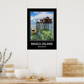 MAIGA ISLAND MALAYSIA REISEPOSTER POSTER (Küche)