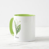 Maigeburtsblume Maiglöckchen-Tasse Tasse (Vorderseite Links)
