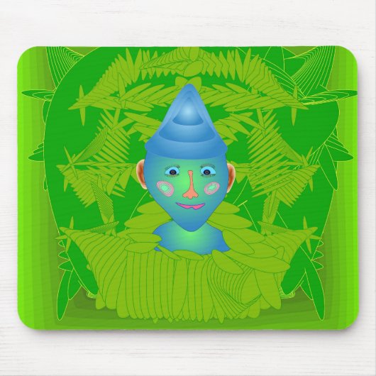 maigiclMJouspad mit magischer elfischer Assistenti Mousepad (Vorne)